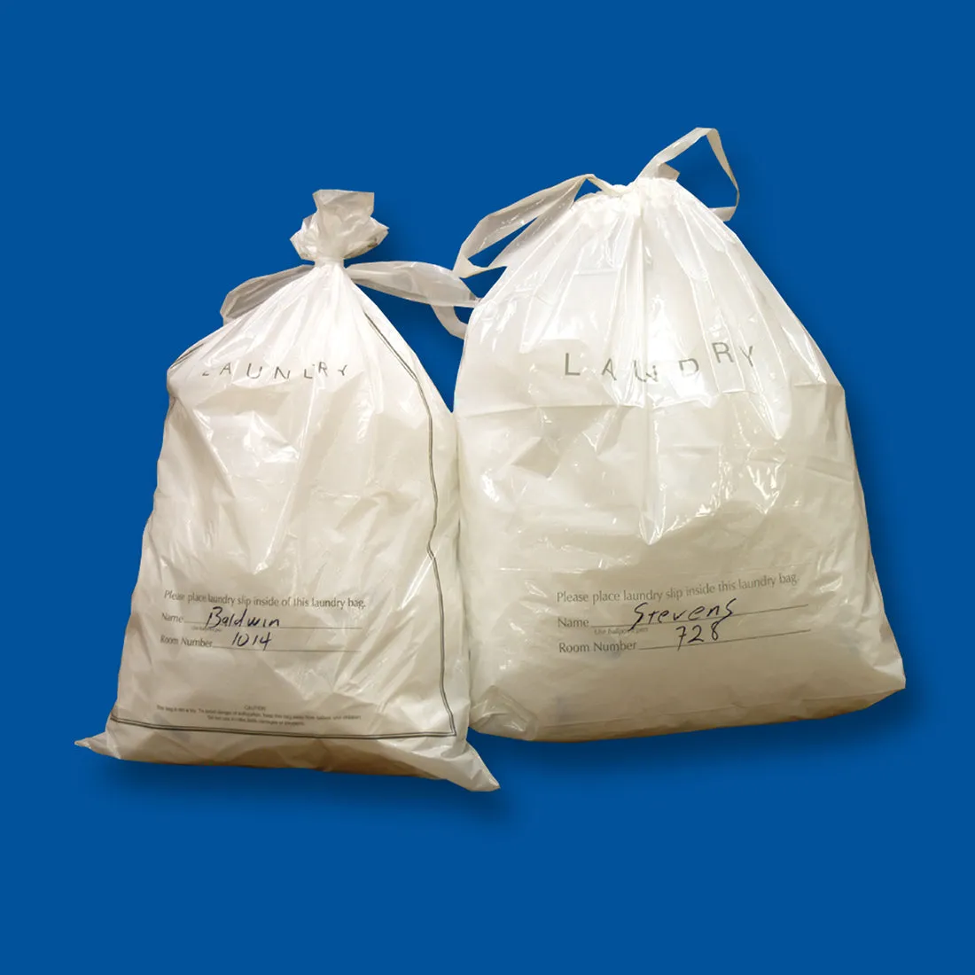 14" x 24" 0.85 mil Hotel Laundry Bag w/ Tear Tie Closure, 1000/CS