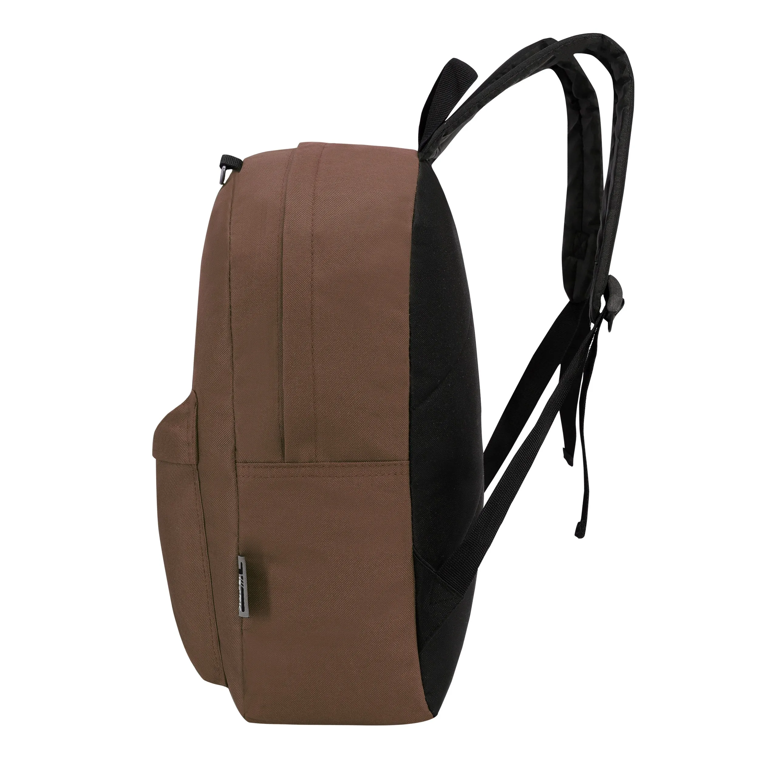 17" Bulk Classic Brown Backpack - Wholesale Case of 24 Bookbags