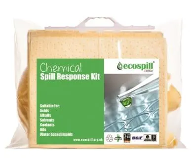 30 litre Ecospill Chemical Spill Kit - Clip Top Carrier