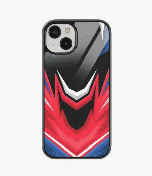 Abstract Endurance Edge Pattern Glass Case