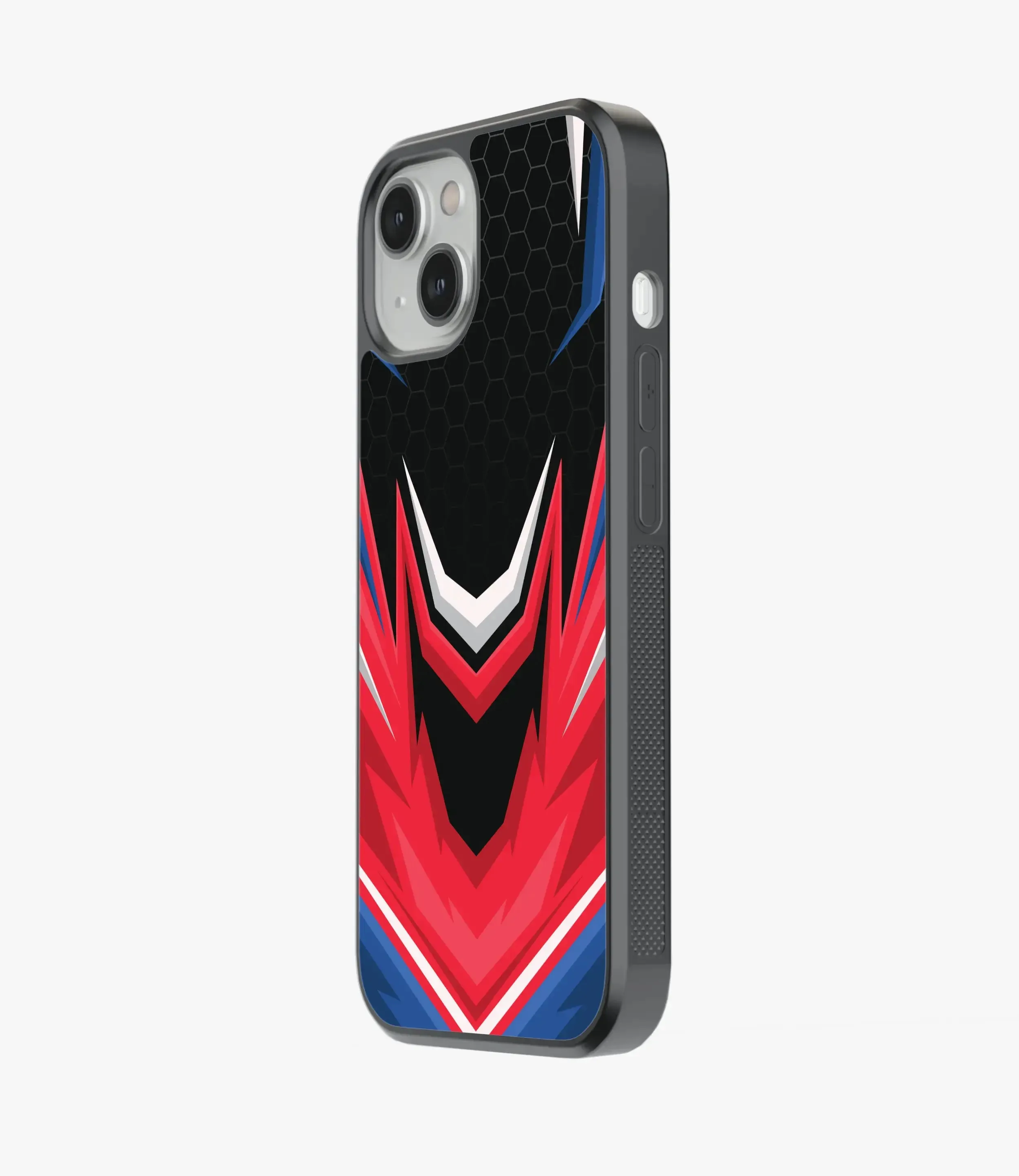 Abstract Endurance Edge Pattern Glass Case