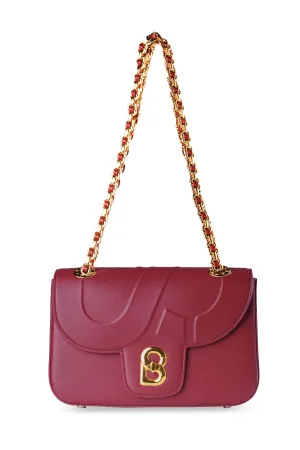 Alma Chain Bag Medium - Red