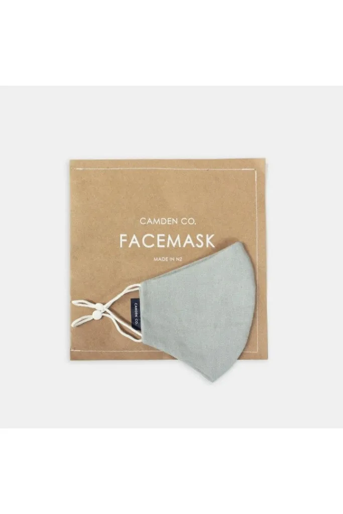 Camden Co - Face Mask - Linen - Dove Grey