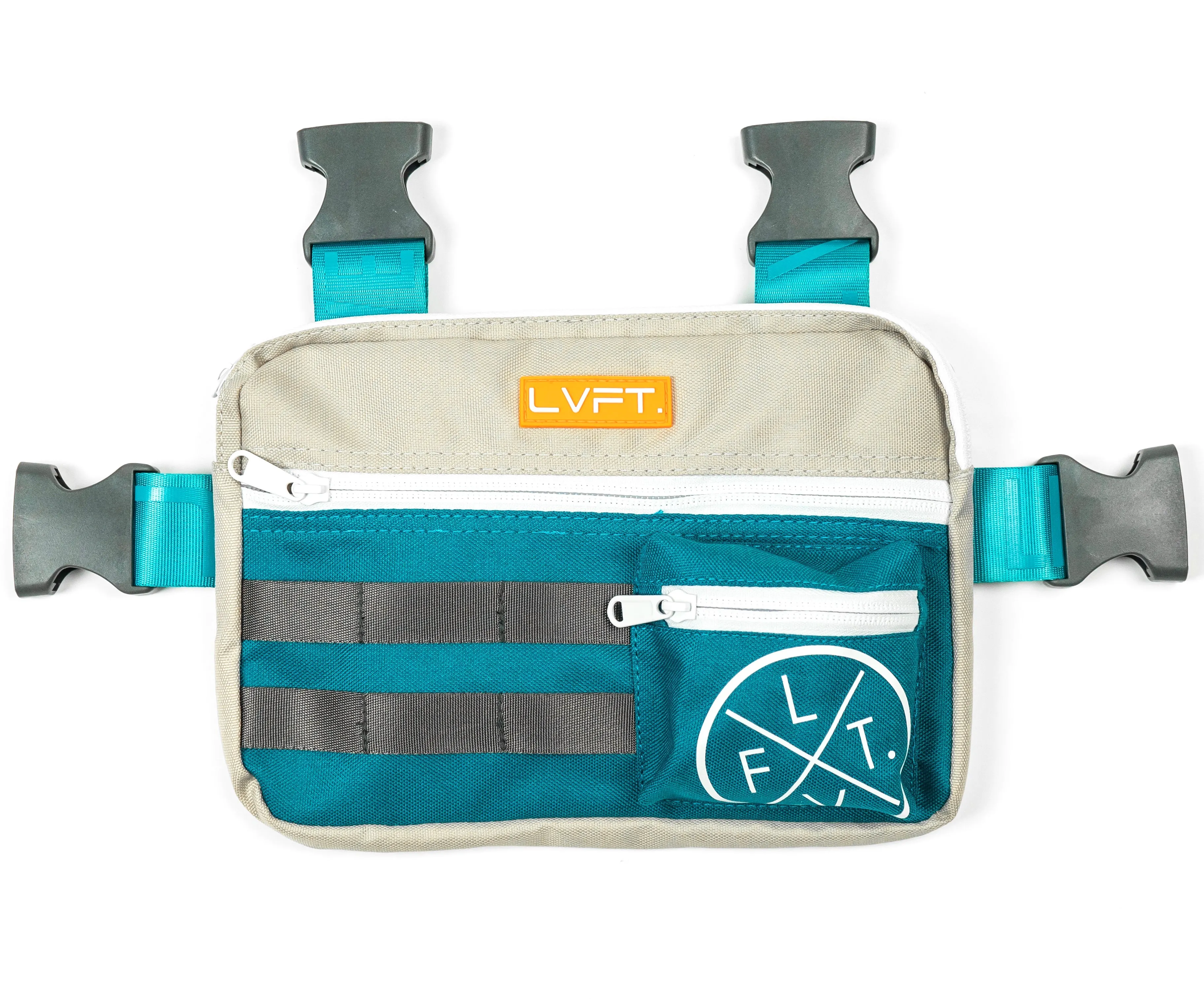 Chest Rig - Grey / Teal / Tan