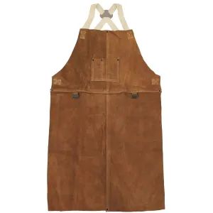 Chicago Protective Apparel 539-CL-RUST Bib Apron, Rust, 24” W x 39” H, 1 Each