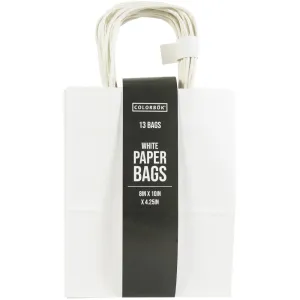 Colorbok Large Craft Bags 14-1/8"X8" 13 Pack - White*