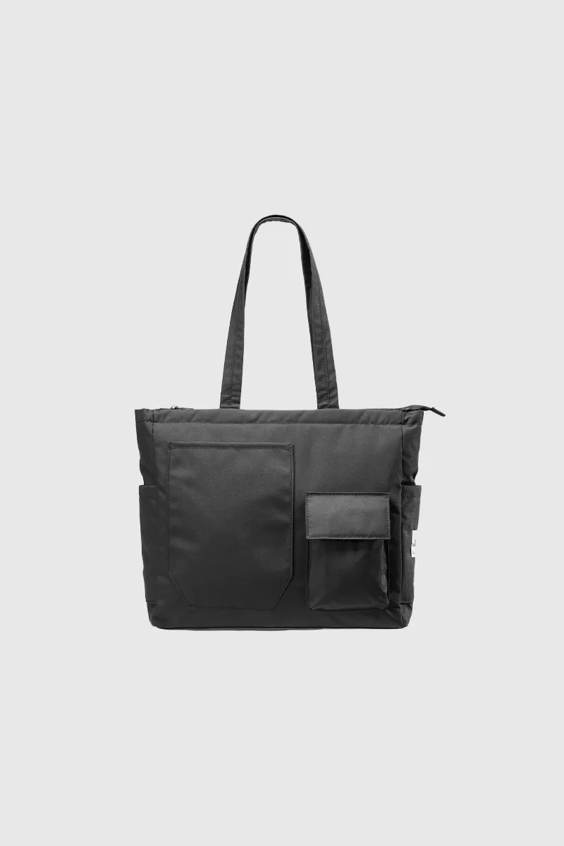 Sleek Black Cosmico Designer Tote Bag