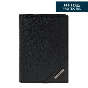 Crossing Riforma Vertical Leather Card Case With Magnet Closure RFID