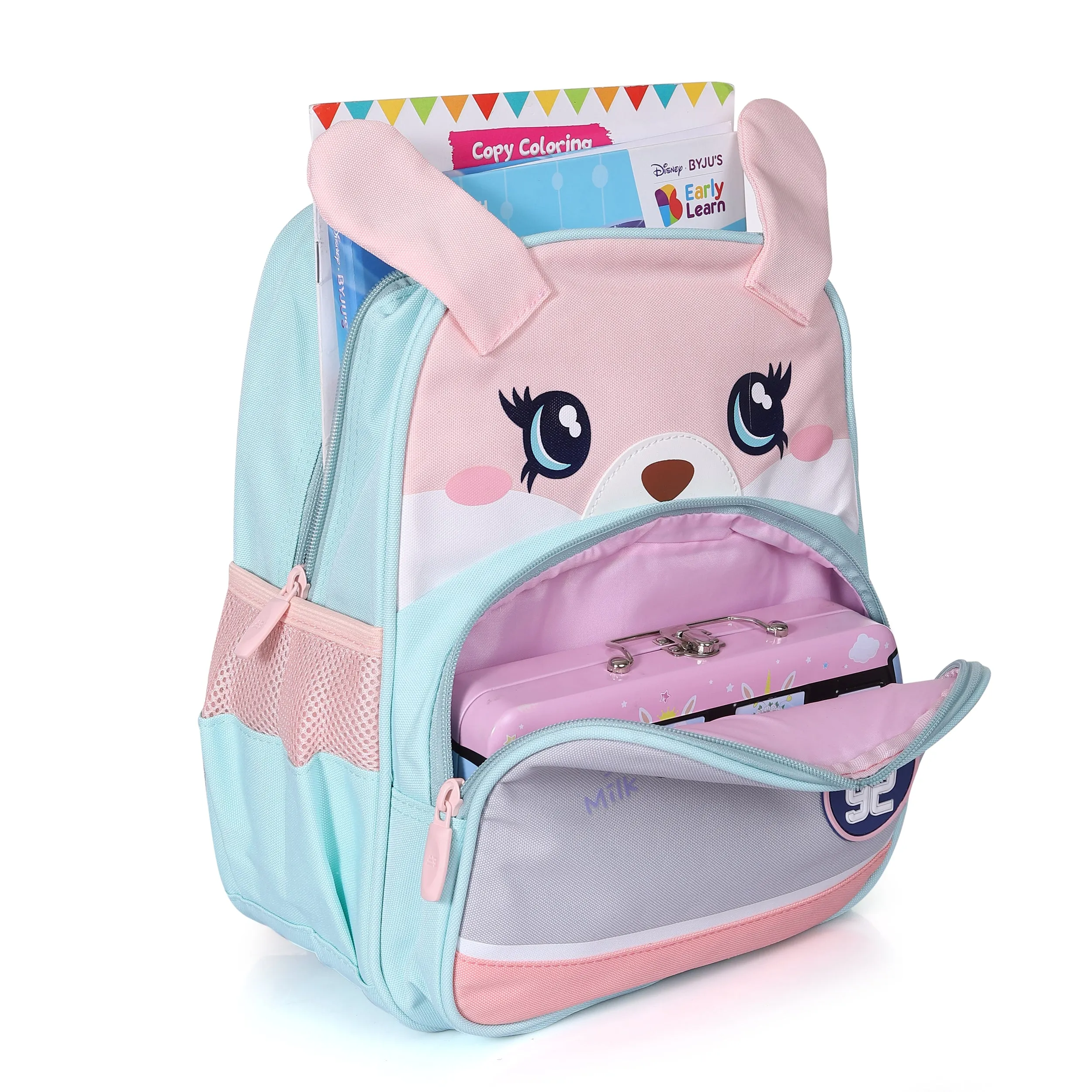 Cute Dog & Bunny Backpack for Kindergarten Kids