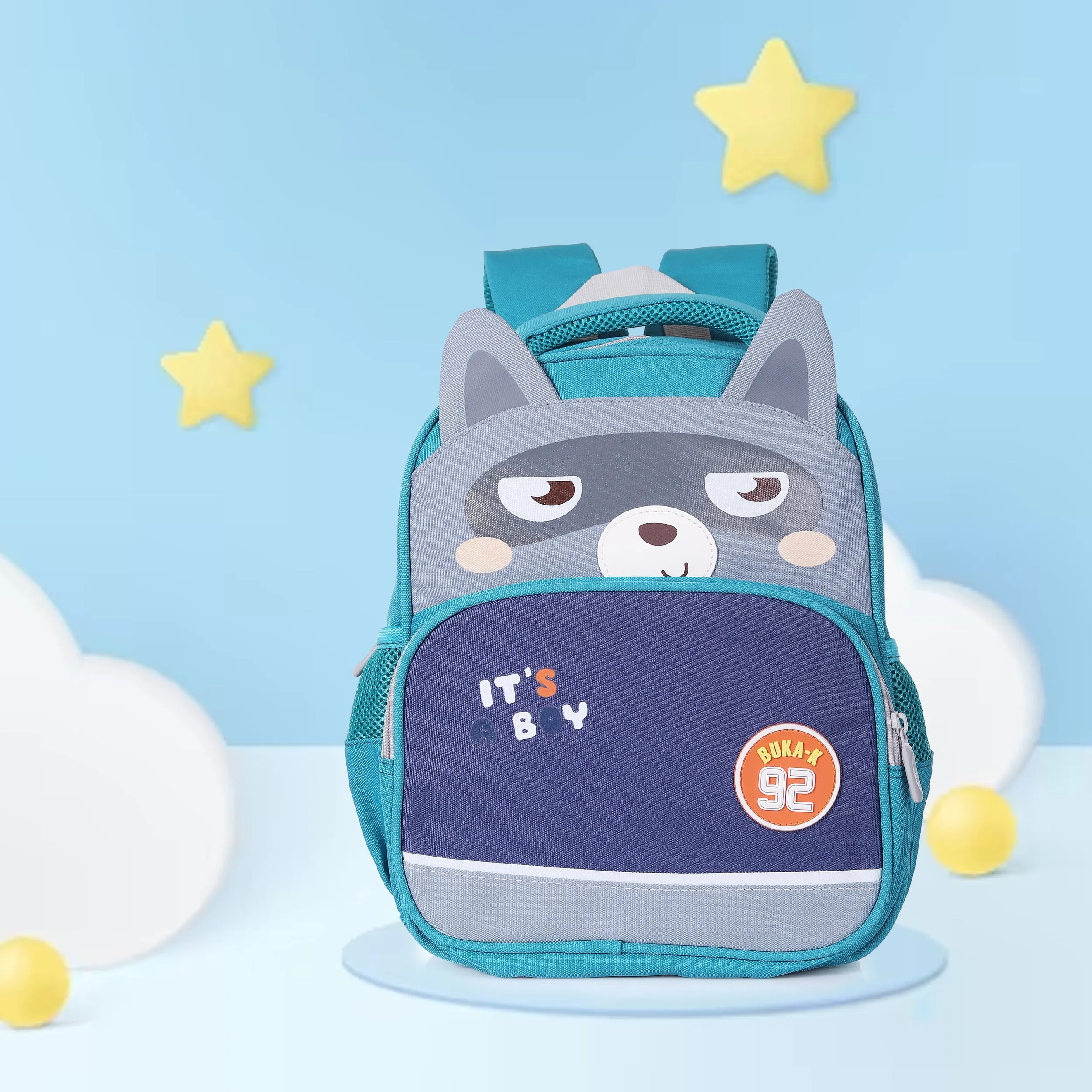 Cute Dog & Bunny Backpack for Kindergarten Kids