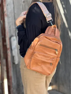 Dawson Camel Sling Backpack