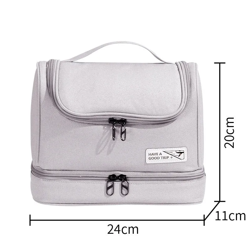 Dry and wet separation toiletry bag travel large-capacity cosmetics storage bag light luxury organizing travel storage bag