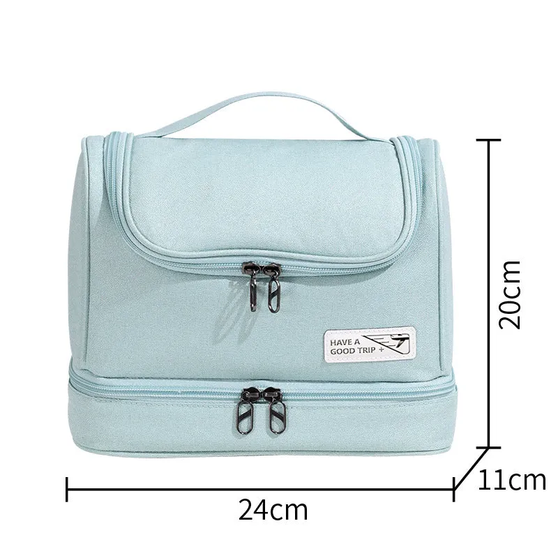 Dry and wet separation toiletry bag travel large-capacity cosmetics storage bag light luxury organizing travel storage bag