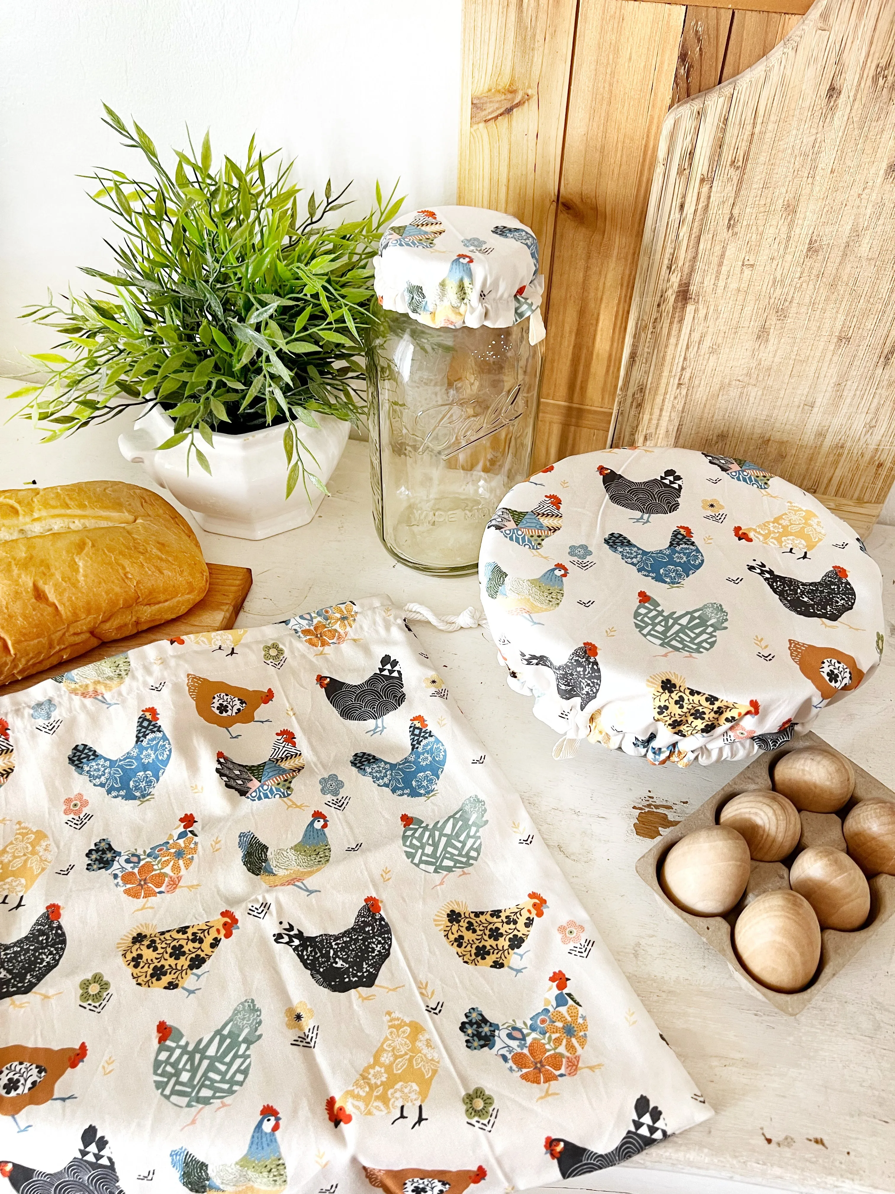 Floral Chickens Baking Bundle