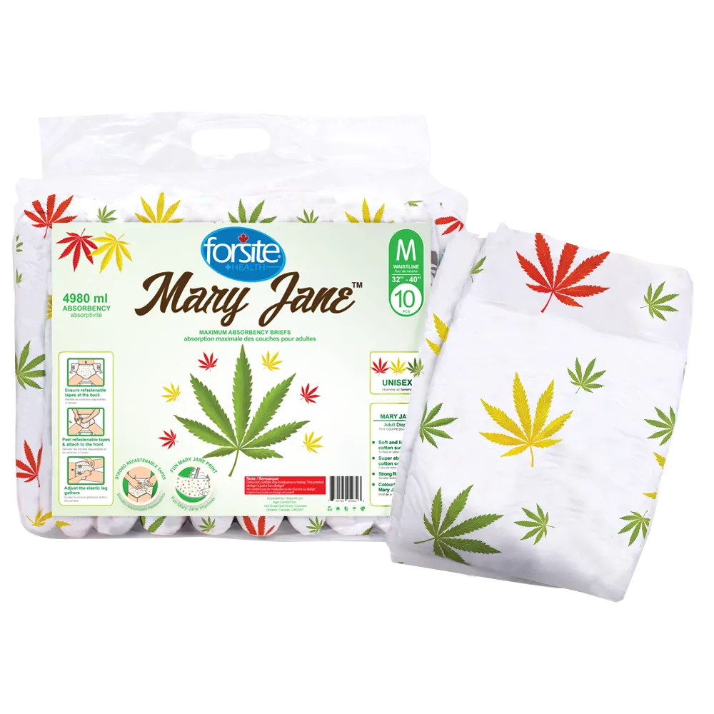 Forsite Mary Jane Printed Adult Diapers