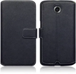 Google Nexus 6 Low Profile Wallet Case - Black