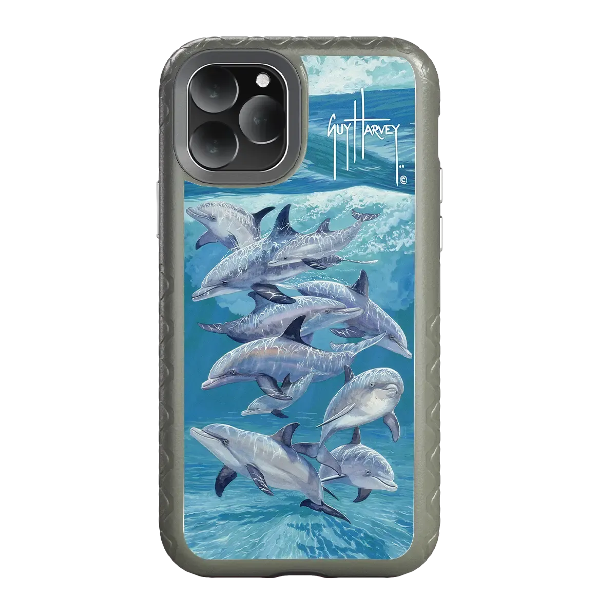 Guy Harvey Fortitude Series for Apple iPhone 11 Pro Max - Bottlenose Dolphins