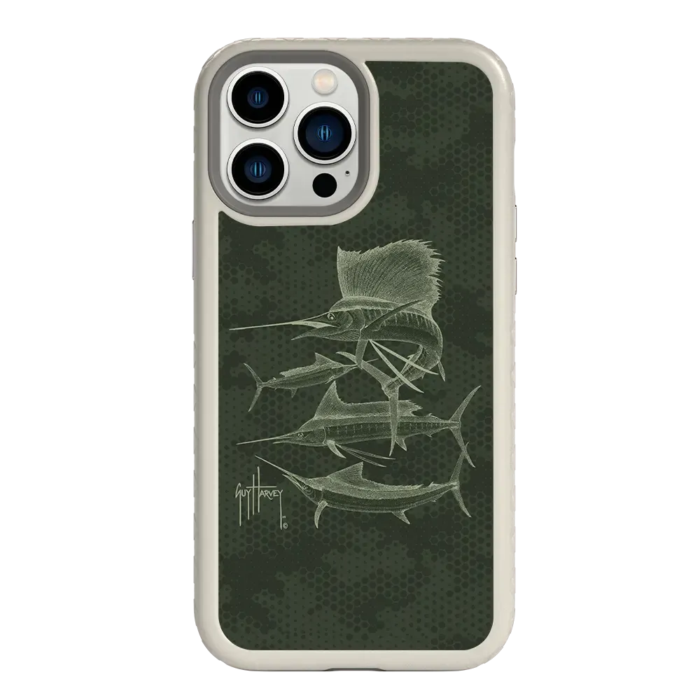 Guy Harvey Fortitude Series for Apple iPhone 13 Pro Max - Green Camo