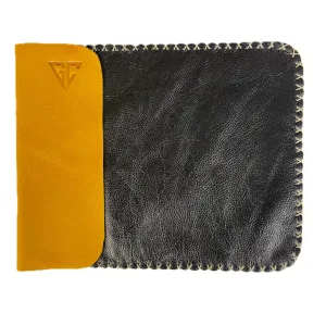 Handmade Leather laptop sleeve plus desk mat