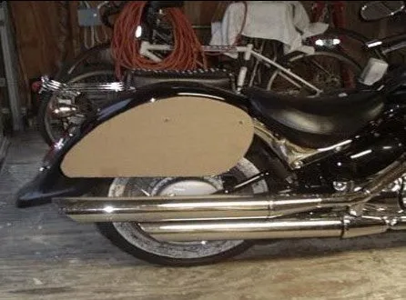 Hard Covered DIY Motorcycle Saddlebags Plans - Luggage Saddle Bag