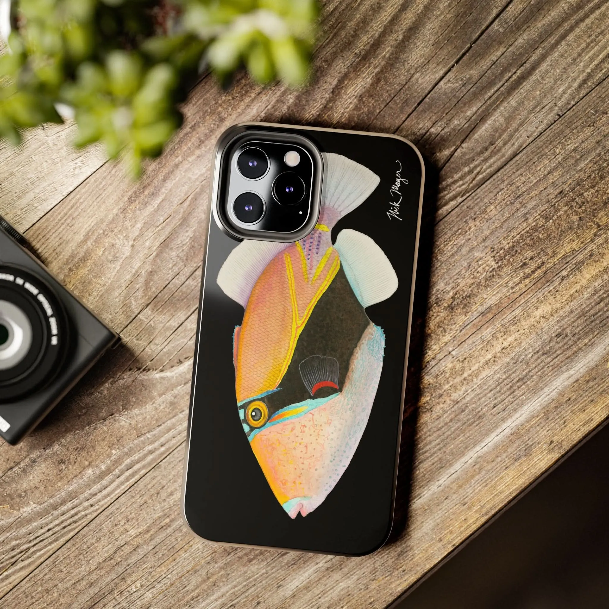 Humuhumunukunukuapua'a Black Phone Case (iPhone)