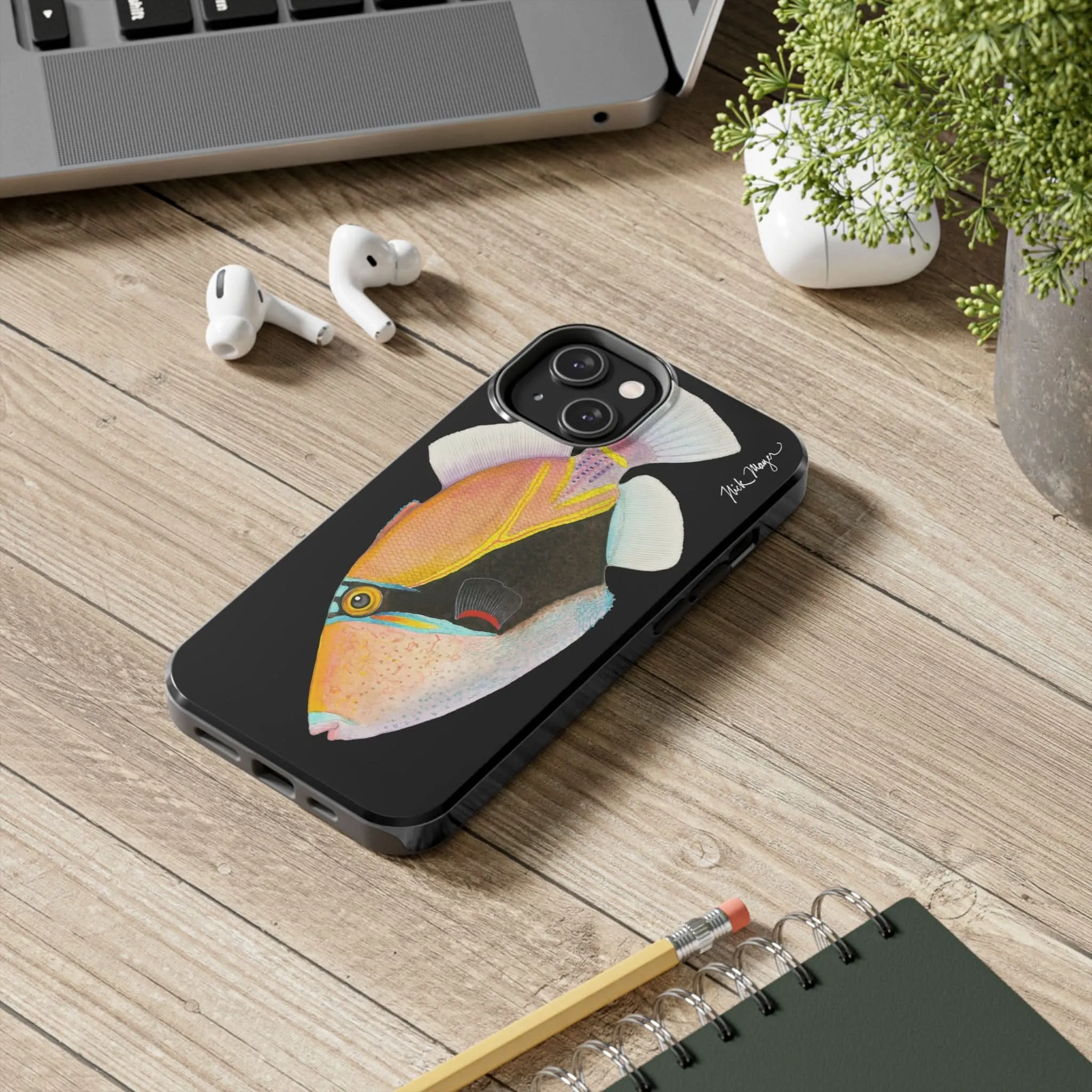 Humuhumunukunukuapua'a Black Phone Case (iPhone)