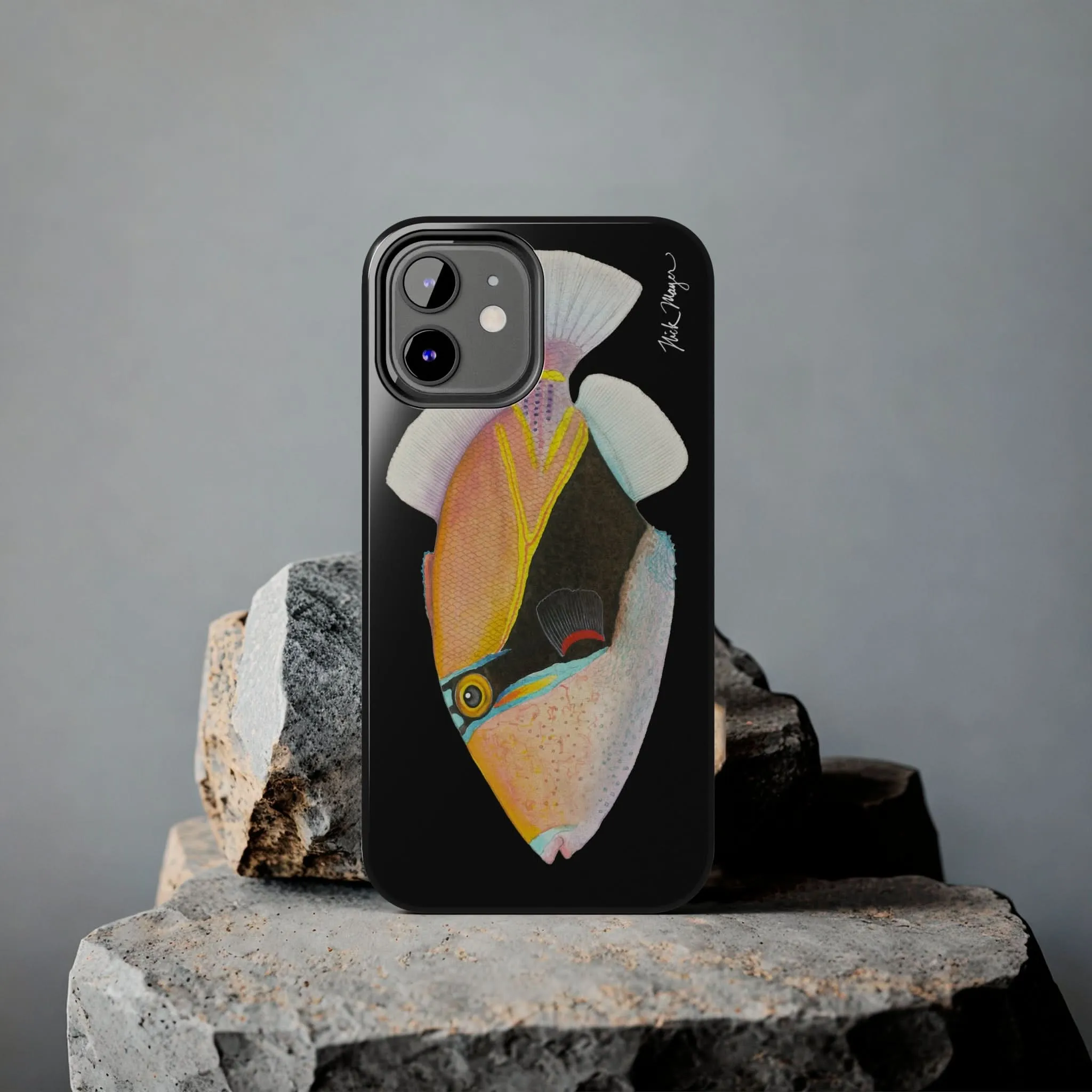 Humuhumunukunukuapua'a Black Phone Case (iPhone)