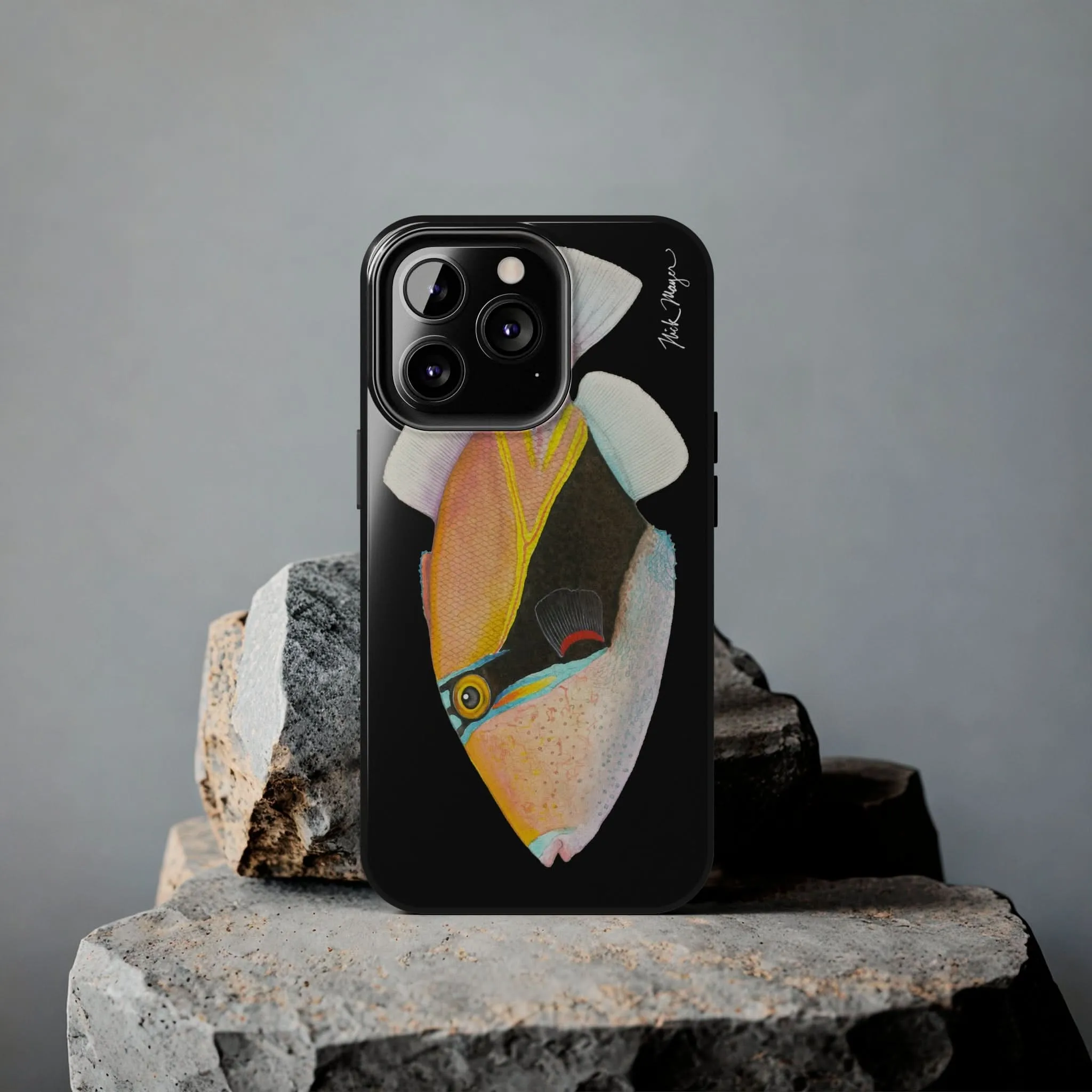 Humuhumunukunukuapua'a Black Phone Case (iPhone)