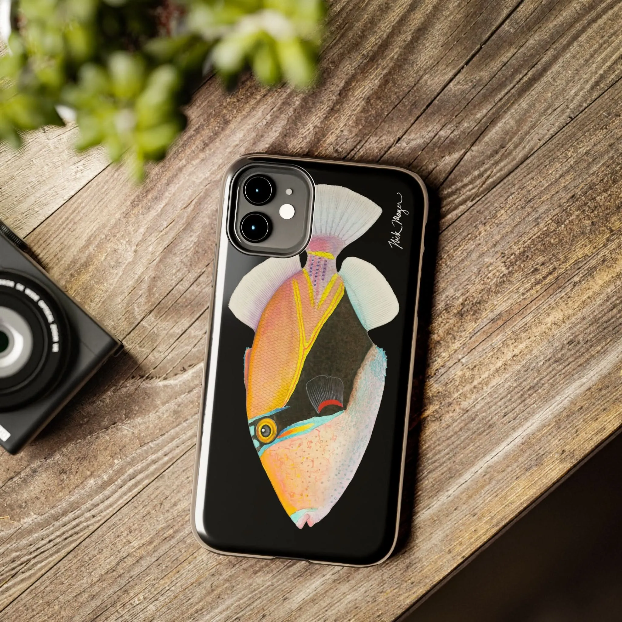 Humuhumunukunukuapua'a Black Phone Case (iPhone)