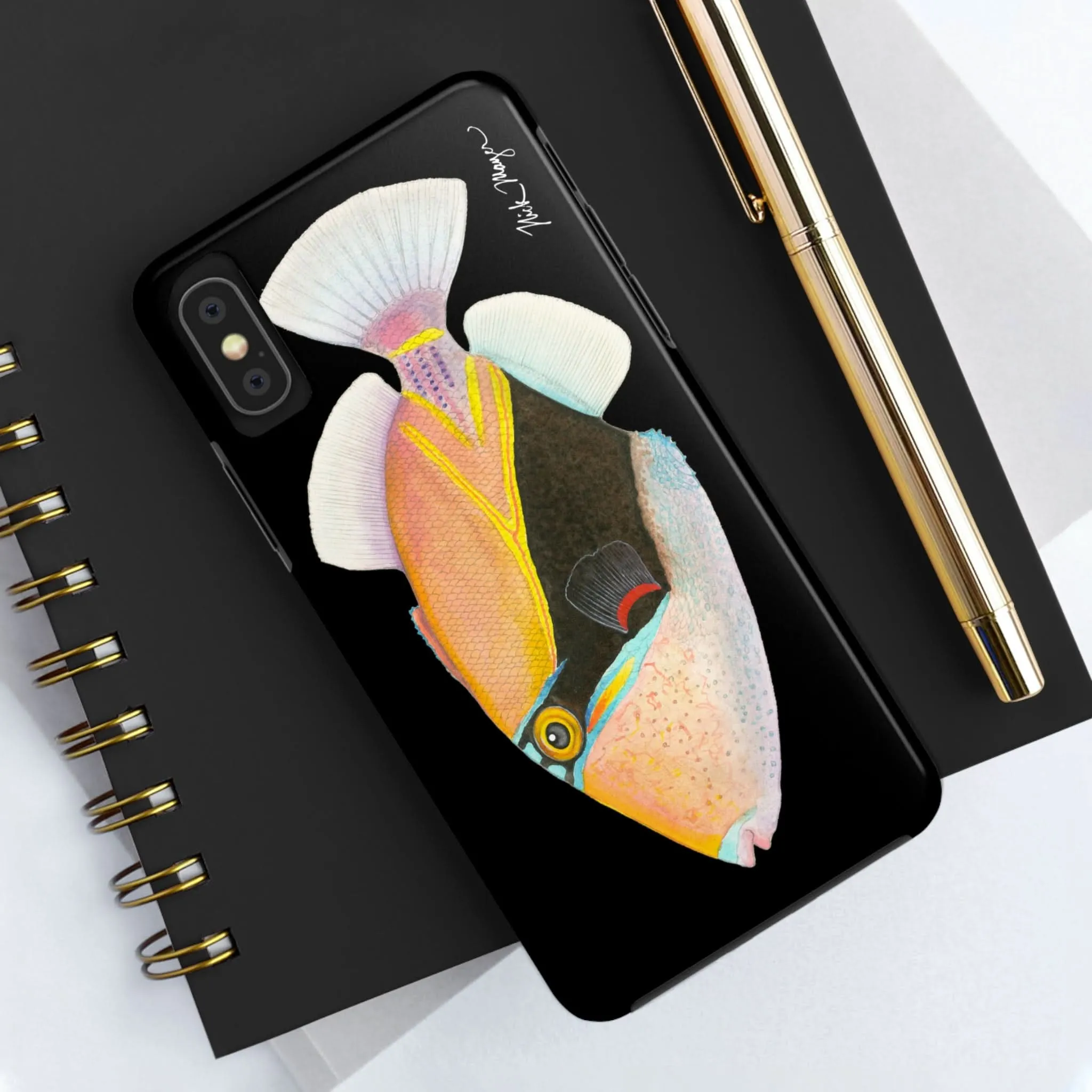 Humuhumunukunukuapua'a Black Phone Case (iPhone)