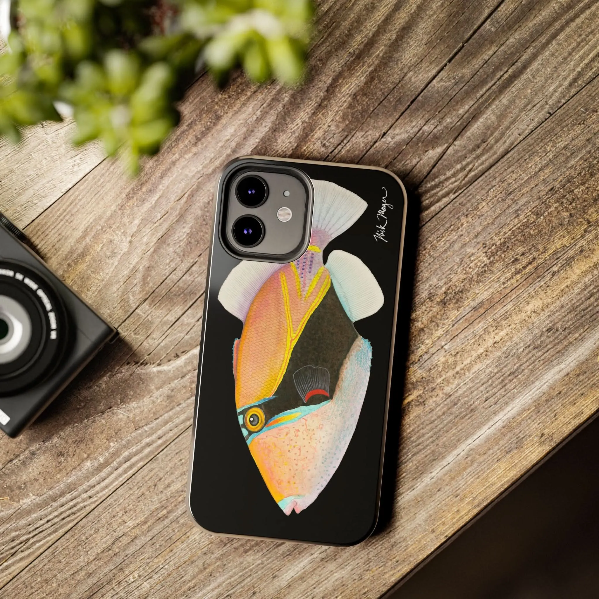 Humuhumunukunukuapua'a Black Phone Case (iPhone)