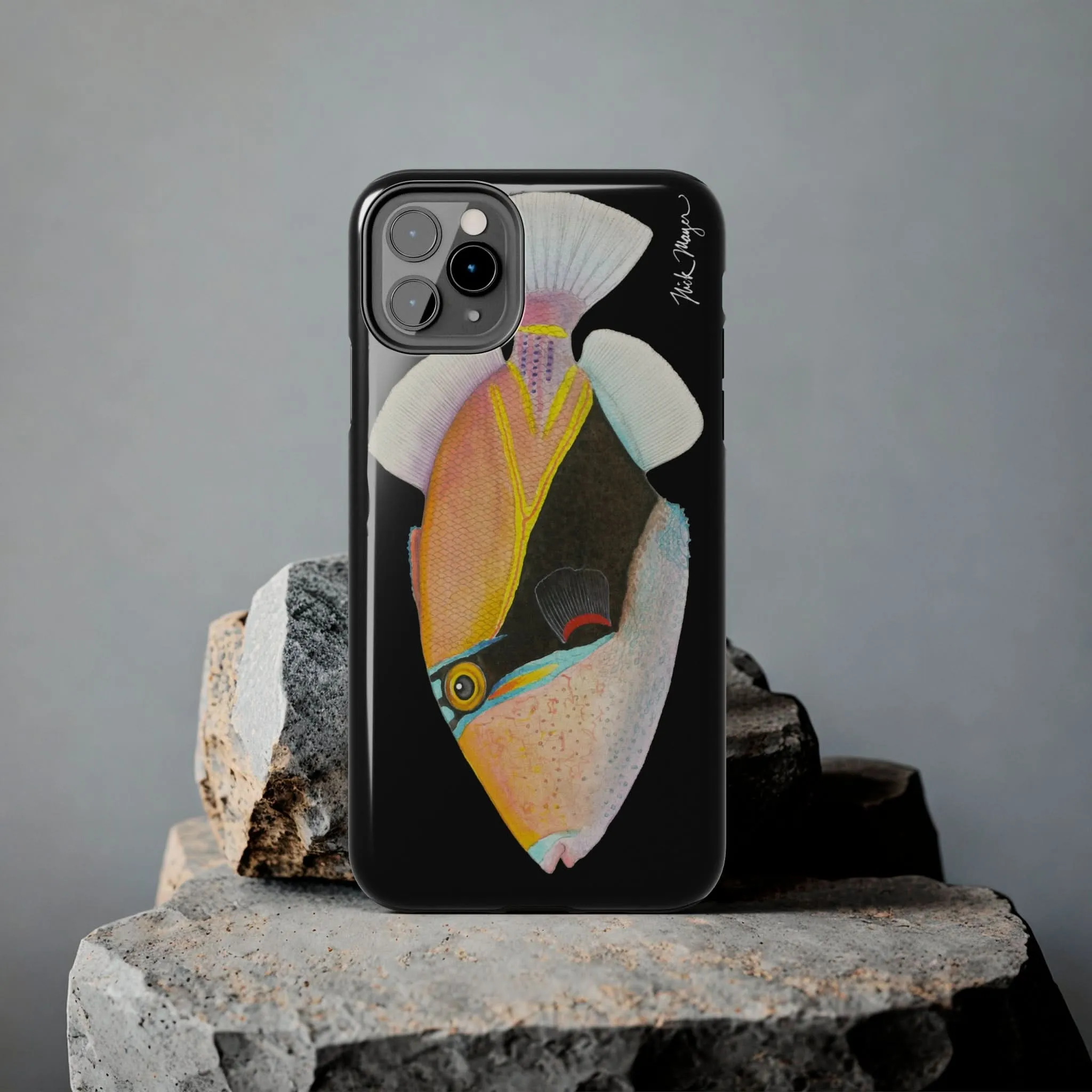 Humuhumunukunukuapua'a Black Phone Case (iPhone)