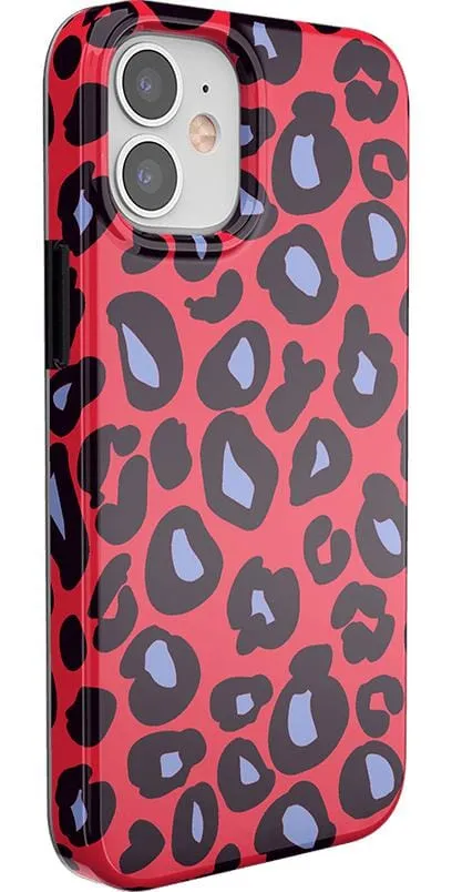 Into the Wild | Red & Blue Leopard Print Case