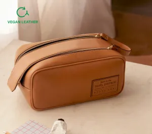 MARLOW DOPP KIT-APPLE LEATHER