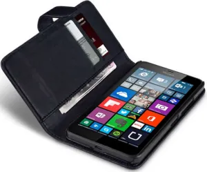 Microsoft Lumia 640 XL Wallet Case - Black