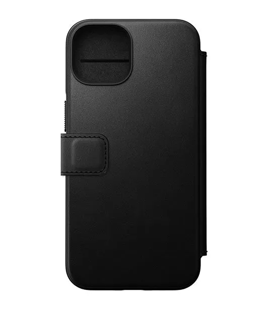 Modern Leather Folio Nomad Leather iPhone 14 Black