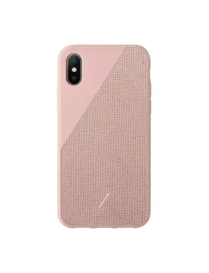 Native Union Clic Canvas iPhone XS Case Rose