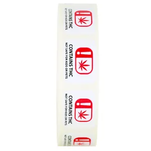 OMMA Oklahoma THC Universal Symbol Labels (Roll of 1,000)