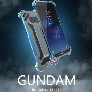 Original R-JUST Gundam Metal Case Aluminum Cover for Samsung s8 Armor Anti-Knock Phone Cases For Samsung galaxy s8 / s8 plus