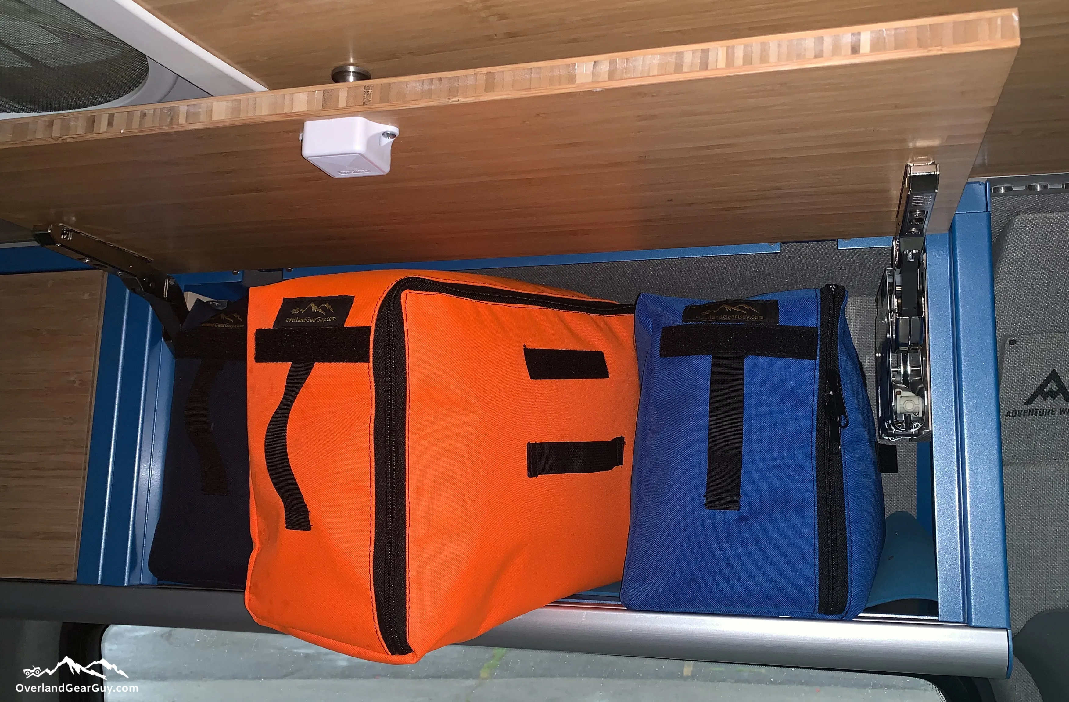 Overhead Cabinet Storage Divider Bags