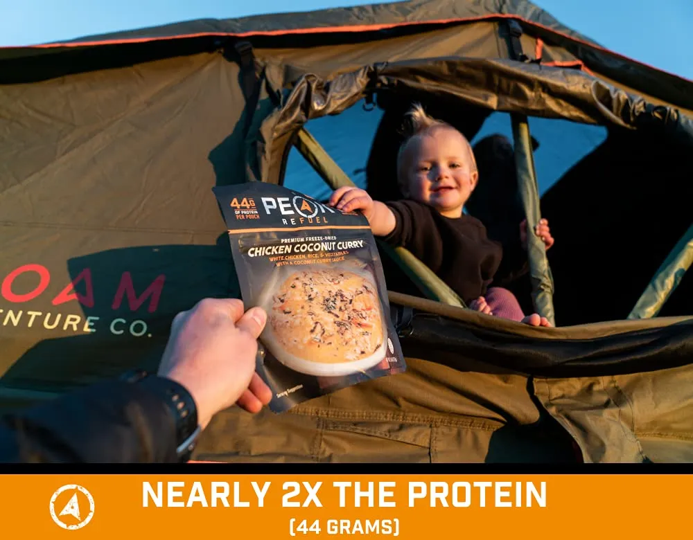 Peak Refuel Freeze-Dried Chicken Coconut Curry - 2 Serving Pouch