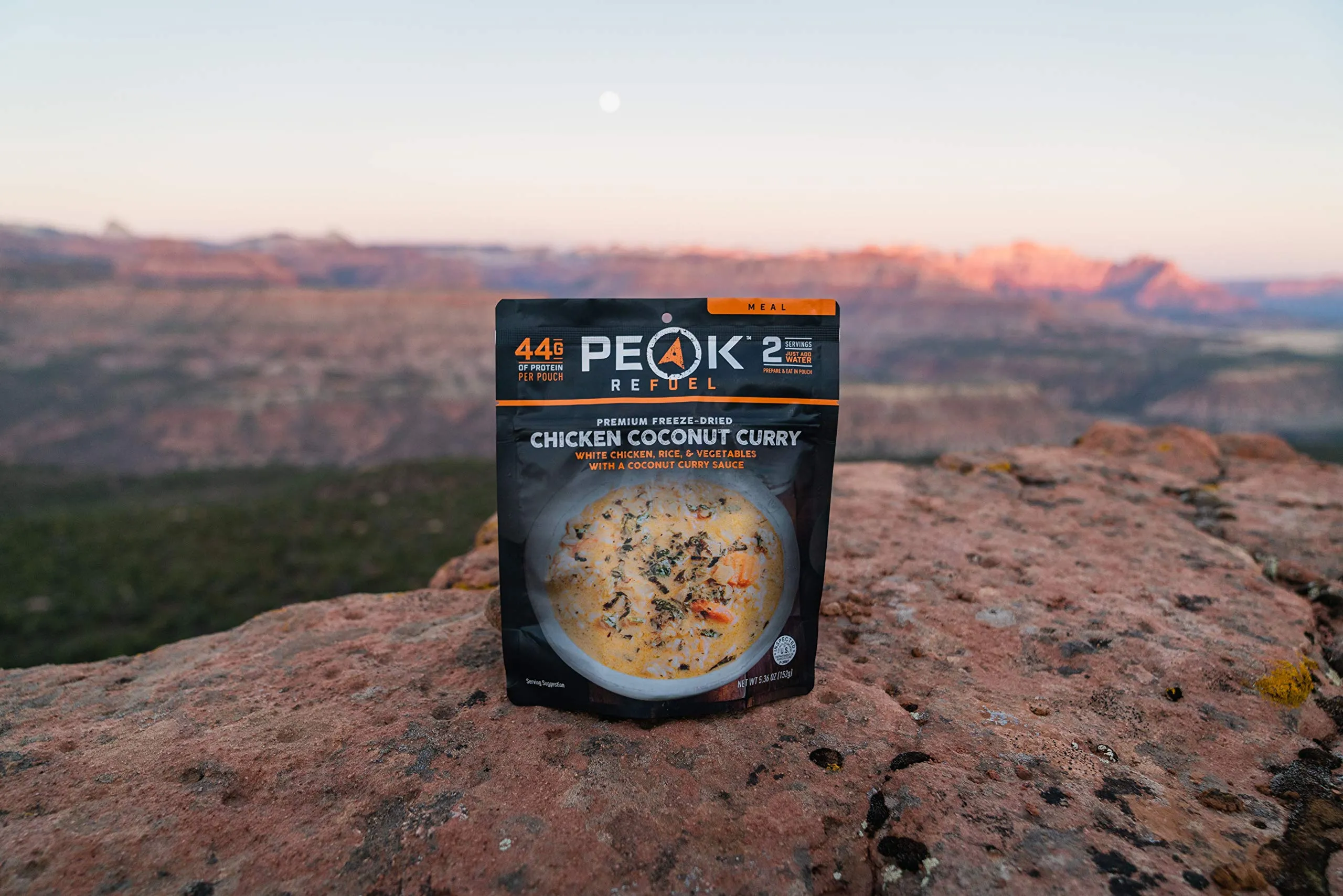 Peak Refuel Freeze-Dried Chicken Coconut Curry - 2 Serving Pouch