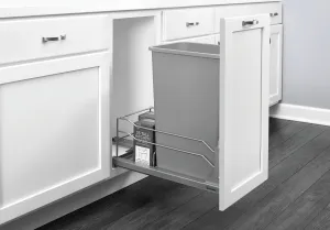 Rev-A-Shelf 50 Quart Pull-Out Waste Container Soft-Close 53WC-1550SCDM-117