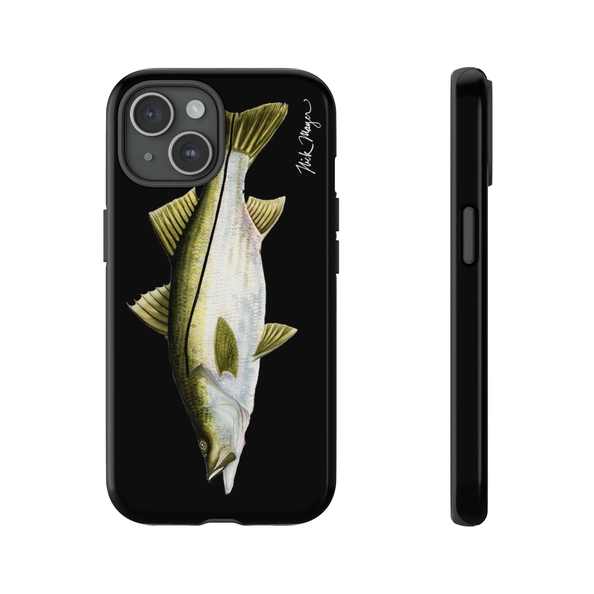 Snook Black iPhone 15 Case