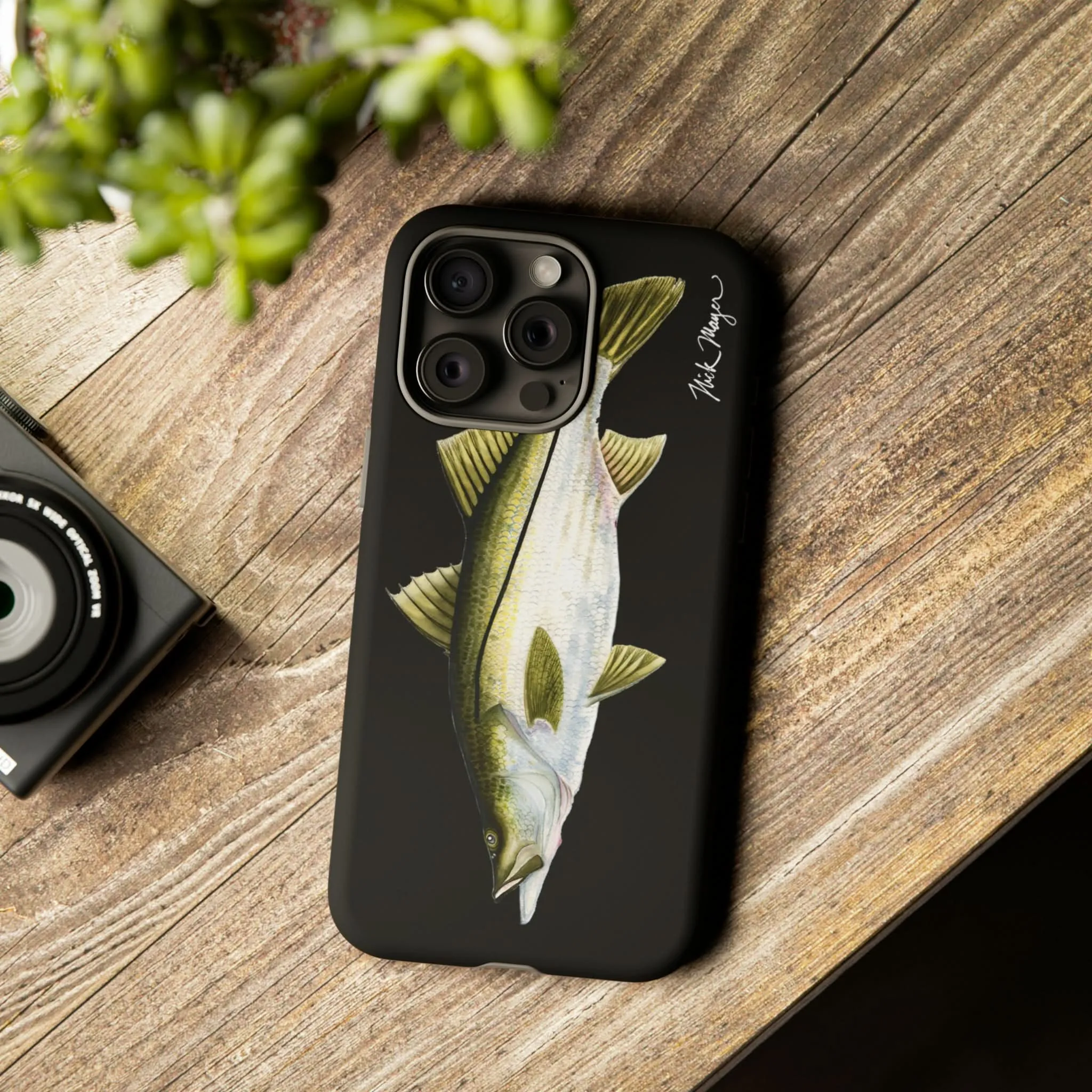 Snook Black iPhone 15 Case