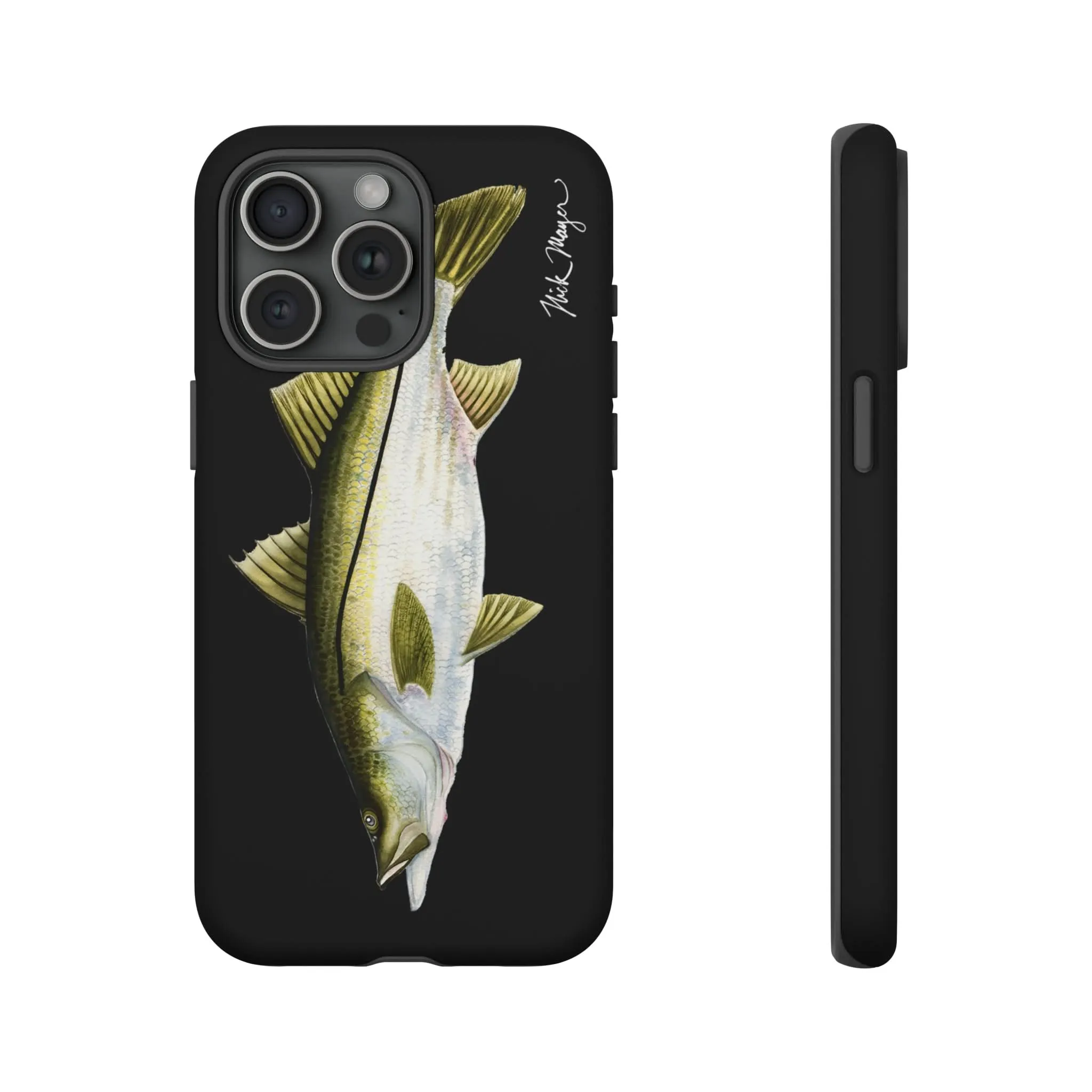 Snook Black iPhone 15 Case