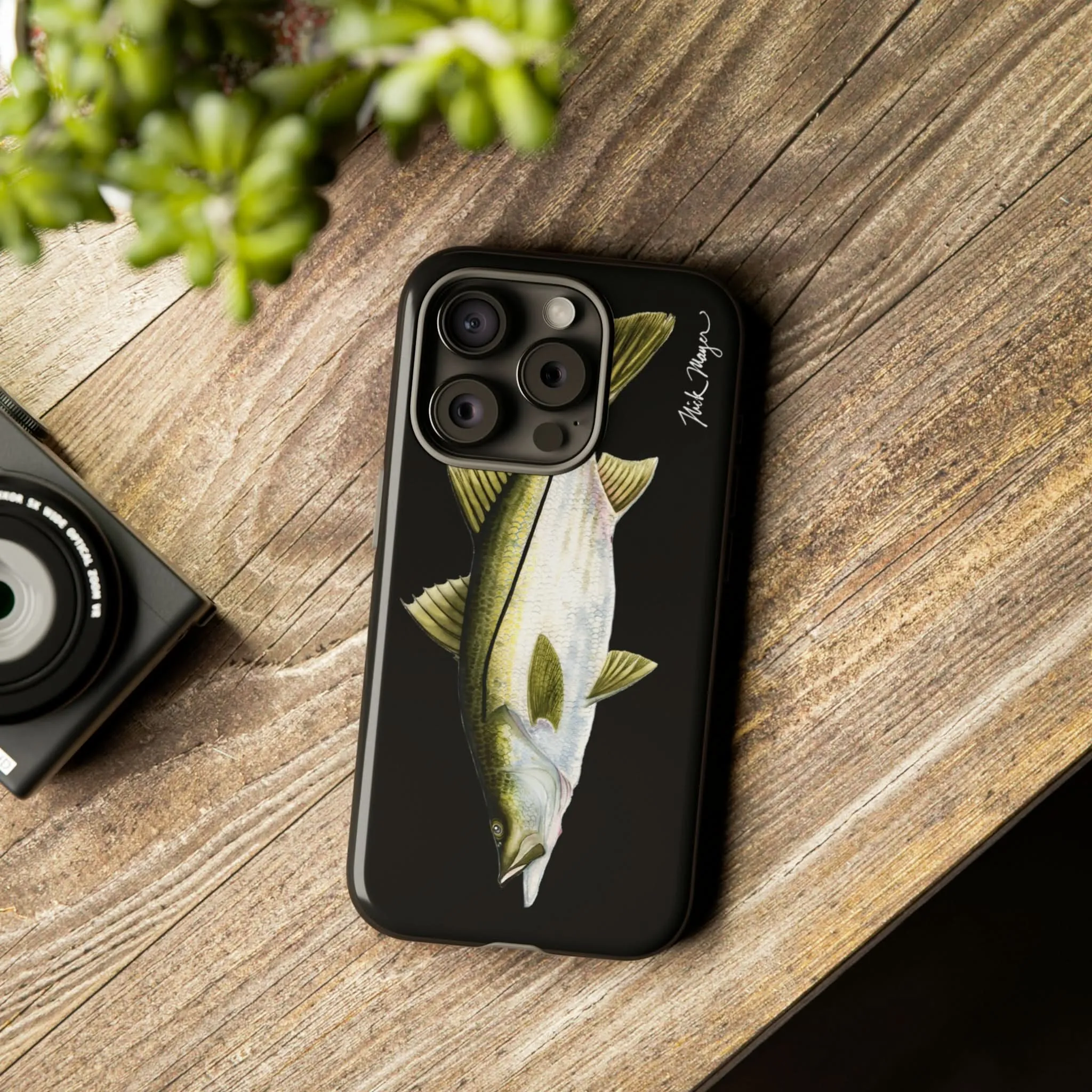 Snook Black iPhone 15 Case