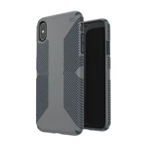 Speck - Presidio Grip iPhone XS Max - Grey / Grey