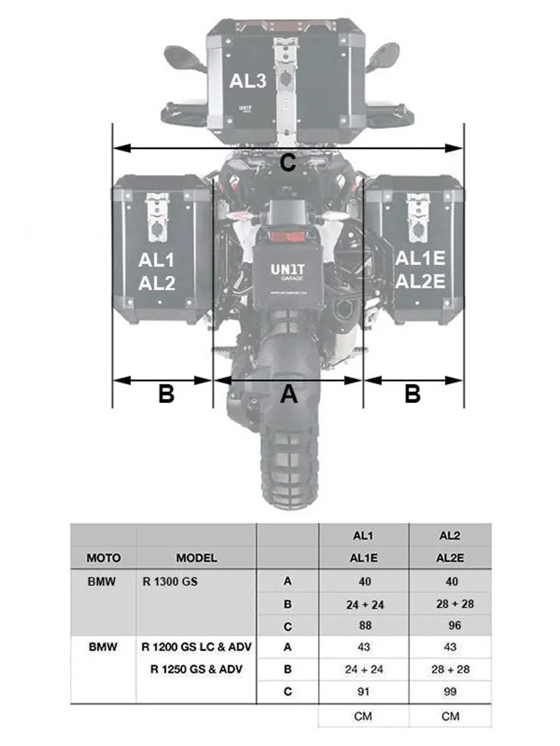 UNIT Garage Atlas Racks - BMW R 1300 GS