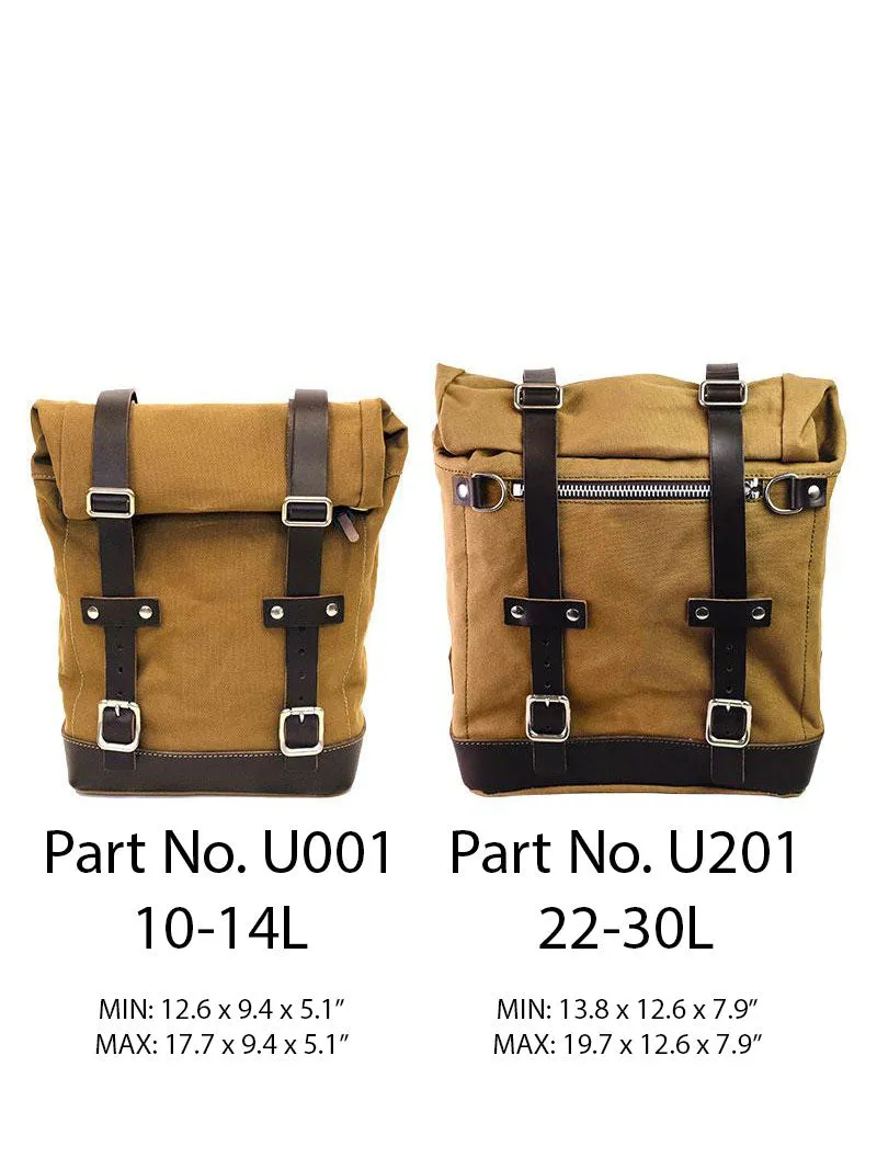 UNIT Garage Klickfix Series Canvas Pannier - LG (22-30L)